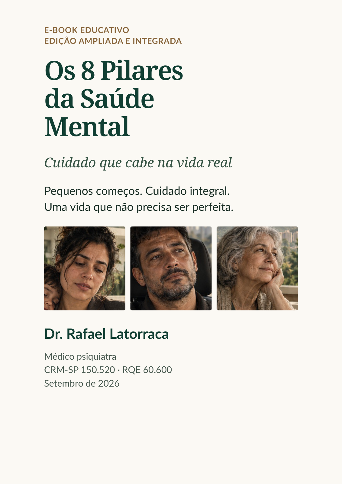 Capa do e-book Os 8 Pilares da Saúde Mental, de Dr. Rafael Latorraca